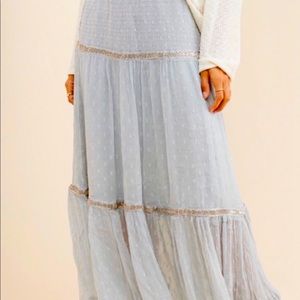 Free People Ella Tiered Skirt - NWT